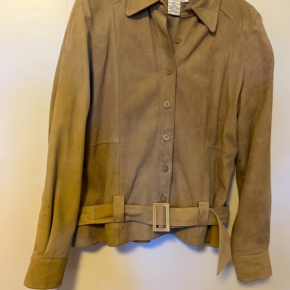 Suede Facconable Jacket - image 1